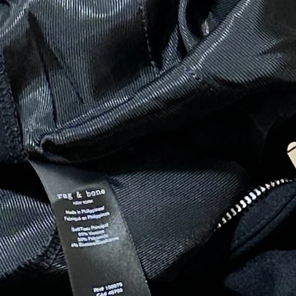 Rag & Bone NWOT Women's Irina Ponte High Rise Front Pleats Trousers Size… - Picture 7 of 10